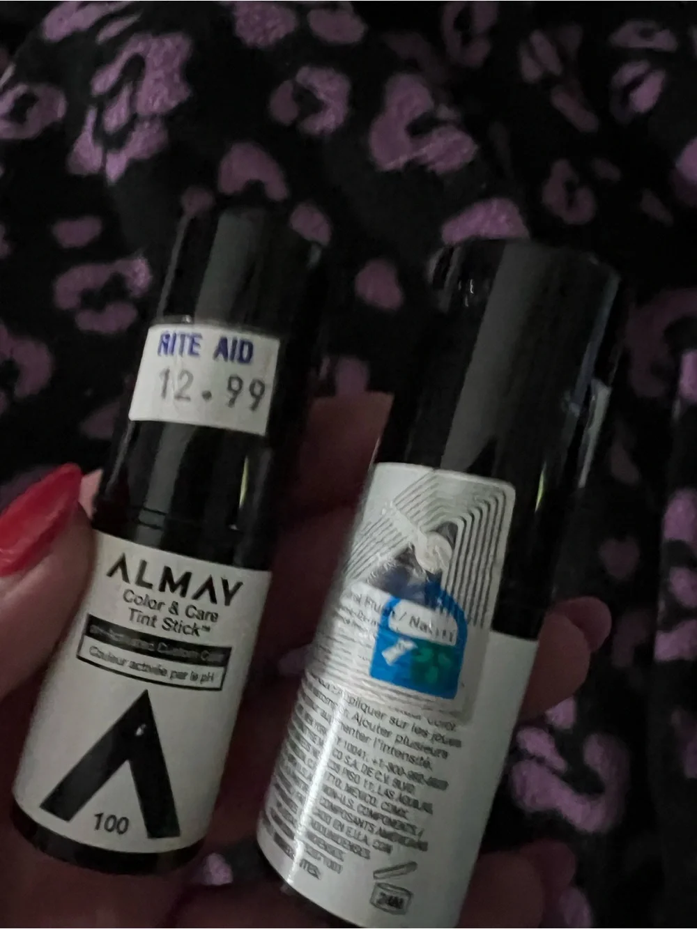 ONE NEW Almay Color & Care Tint Stick - 100  ph activated custom color NEW